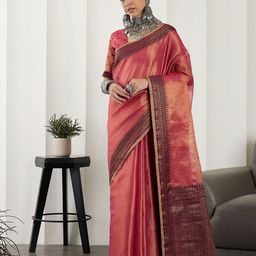 Dori Woven Design Zari Tissue Banarasi Saree-image-29