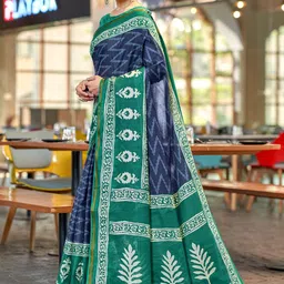Anouk Geometric Printed Pure Cotton Saree-picture-23