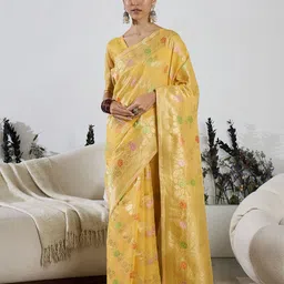 Dori Woven Design Zari Banarasi Saree-picture-50