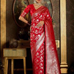 Dori Woven Design Zari Banarasi Saree-43