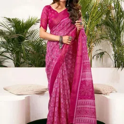 VRAGI Warli Zari Maheshwari Saree-image-46