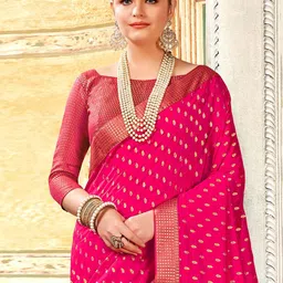 Saree mall Ethnic Motifs Zari Sarees-image-80