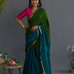 Suta Colourblocked Zari Saree-picture-47