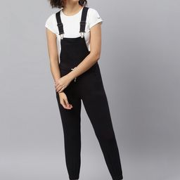 FINSBURY LONDON Women Cotton Dungarees-image-13