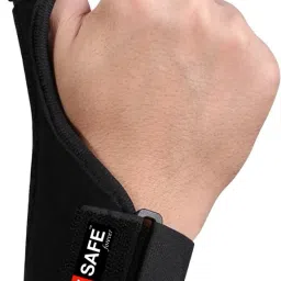 Thumb Spica Splint Brace, Carpal Tunnel & Trigger Thumb Immobilizer, Black Finger Support-image-11