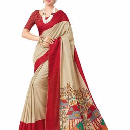 MIRAAN Floral Printed Saree-image-16