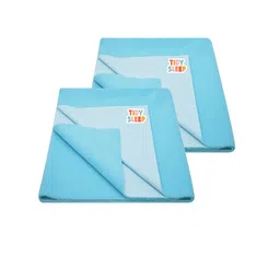 TIDY SLEEP Kids Set Of 2 Blue Water Proof Mattress Protector-image-16