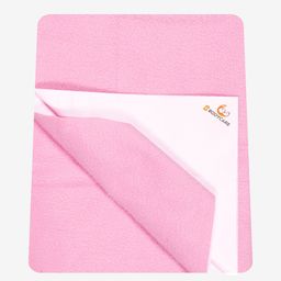 Bodycare Unisex Kids Pink Solid Water Resistant Cotton Dry Sheet-image-18