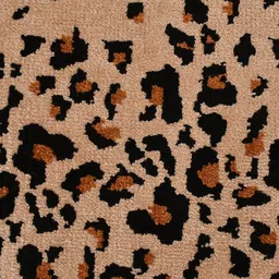 PRESTO Beige & Black Abstract Printed No Shredding Carpet image 2