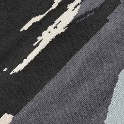 PRESTO Black Abstract Rectangular Carpet image 5