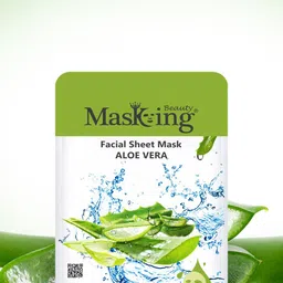 MasKing Unisex Pack Of 4 Aloe Vera Facial Sheet Mask-30