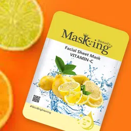 MasKing Unisex Pack of 5 Vitamin C Facial Sheet Mask-11