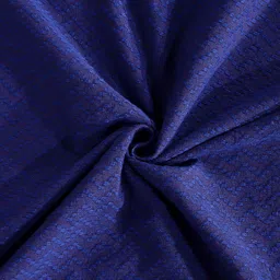 Arrabi Blue & Red 300 TC Single Cotton Bedsheet With 1 Pillow Cover image 3