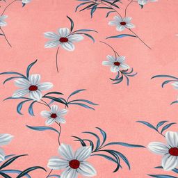 Steve & Anderson elevate Peach Printed 164 TC King Bedsheet Set 1.83 m X 1.98 m X 0.2 m image 3