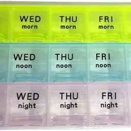 1 week Premium Quality 1 week Pill Medicine Tablet Case box Storage Pill Box-8