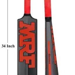 Premium M.R.F Full Size Hard PLASTIC/Fiber Bat Cricket Bat For 15+ Yrs PVC/Plastic CricketBat For 15+ Yrs-image-14