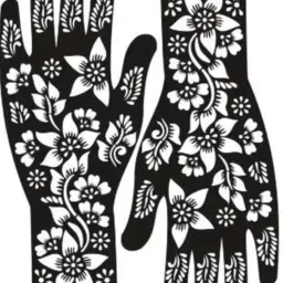 Heena Mehndi Sticker for Hands & Feet – Reusable Henna Design Stencils for Women-15