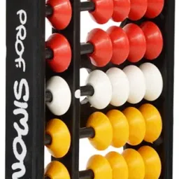 prof. simon 13 Rods/Digits Soroban plastic Abacus with colorful beads, Kids Maths learing Tool image 4