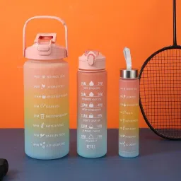 Water Bottle,Motivational Gallon 2000ML,1000ML,300ML,Set of 3bottles 3200 ml Water Bottles-17