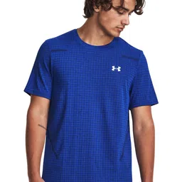 UNDER ARMOUR UA Seamless Grid Printed Slim-Fit T-Shirt-picture-41
