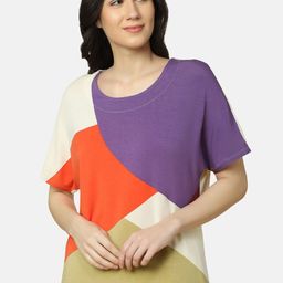 Triumph Short Sleeves Colorblocked Lounge T-shirt-image-73