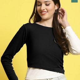 Fabflee Sweetheart Neck Puff Sleeve Top-image-84