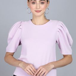 Mast & Harbour Puff Sleeves Regular Top-image-31