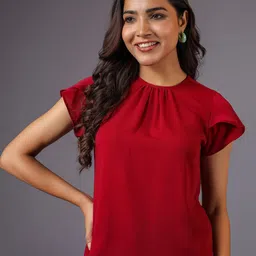 June 9 Clothing Women Flutter Sleeves Top-picture-19