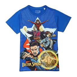 Marvel by Wear Your Mind Boys Blue & Orange Printed Doctor Strange Printed T-shirt-image-88