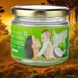 Extra Virgin Coconut Oil 200 ML ( Glass Bottle ) Cold pressed Organic Hair Oil-image-63