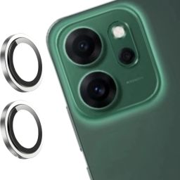 MOBCART Back Camera Lens Glass Protector, Camera Lens Ring Guard Protector for Oppo Reno 14 5G – 9H Tempered, Scratch-Resistant, Camera Lens Protector (Silver)-picture-38