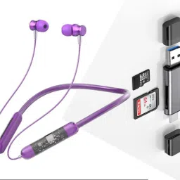 Transparent Bluetooth Earphone Wireless Headphones With USB/TYPE-C CARD READER Bluetooth Headset-image-35