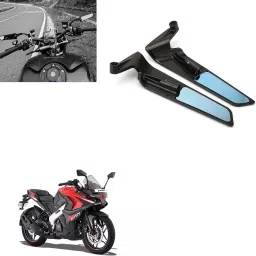 Adjustable 360� Rotating New Rearview Wings Mirror RS-200 Bike Fairing Kit-1