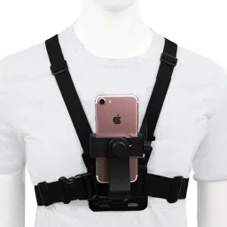 subton Camera Chest Belt Strap+J-Mount+Pole Mount+360 Mobile Bracket for MotoVlogging Strap-20