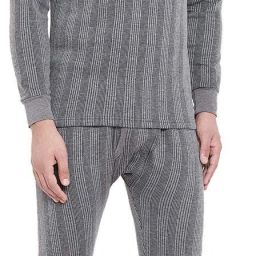 CITIZEN Citizen Thermal Winter Inner Wear Top & Pajama Combo Set For Men Men Top - Pyjama Set Thermal-image-31