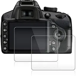 BOOSTY Tempered Glass Guard for Tempered Optical Glass Screen Protector for NIKON D3400-image-1