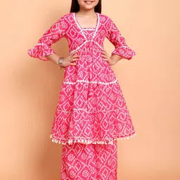 Sangria Girls Printed Kurta Sets-picture-23