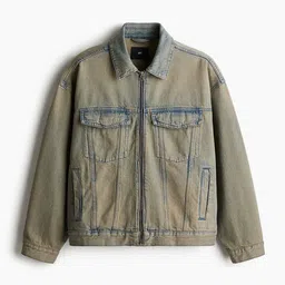 H&M Loose Fit Denim Worker Jacket-picture-29