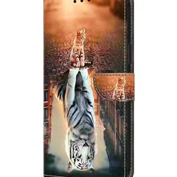 PEEPERLY Abstract Printed Samsung Galaxy S23 Plus 5G Flip Case Mobile Accessories-21