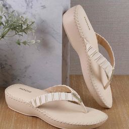 Mochi Women Open Toe Flats-image-30