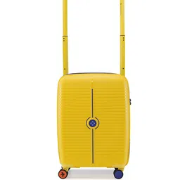 Nasher Miles Dubai TSA Lock Hard-Sided Polypropylene Cabin Yellow Navy Blue Suitcase-picture-49