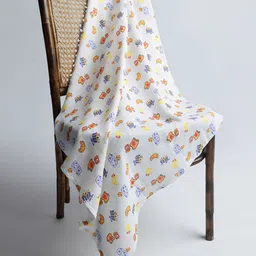 Orange Sugar Set Of 3 Printed Muslin Swaddle-38