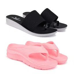 BERSACHE Women Textured One Toe Flats-image-91