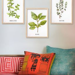 Kotart White & Green 3 Pieces Wooden Floral and Botanical Wall Arts-picture-14
