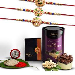DeoDap Rakhi & Chocolate Gift Set-image-87