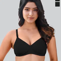 LUX VENUS Pack Of 2 Full Coverage Lightly Padded Cotton Bra-picture-15