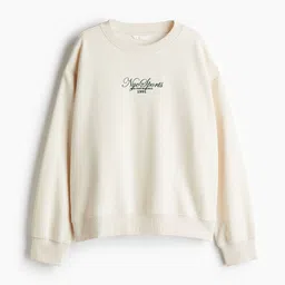 H&M Text-Motif Sweatshirt-11