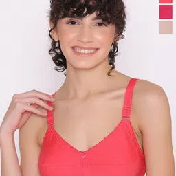 INKURV Bra Full Coverage Pack of 3-4