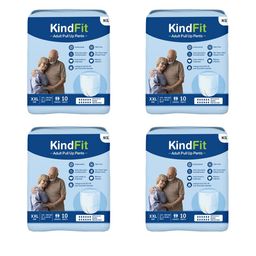 Kindfit Set Of 4 Antibacterial Adult Pull Up Pants Diapers - 10 Pcs Each - XXL-2