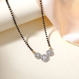 Estele Gold-Plated Crystals Mangalsutra-image-60